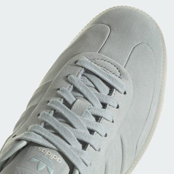 Adidas Samba Mens Leather Sneaker Shoes 'Wonder Silver' Gray IE4957 NEW Multi Sz - Picture 8 of 9